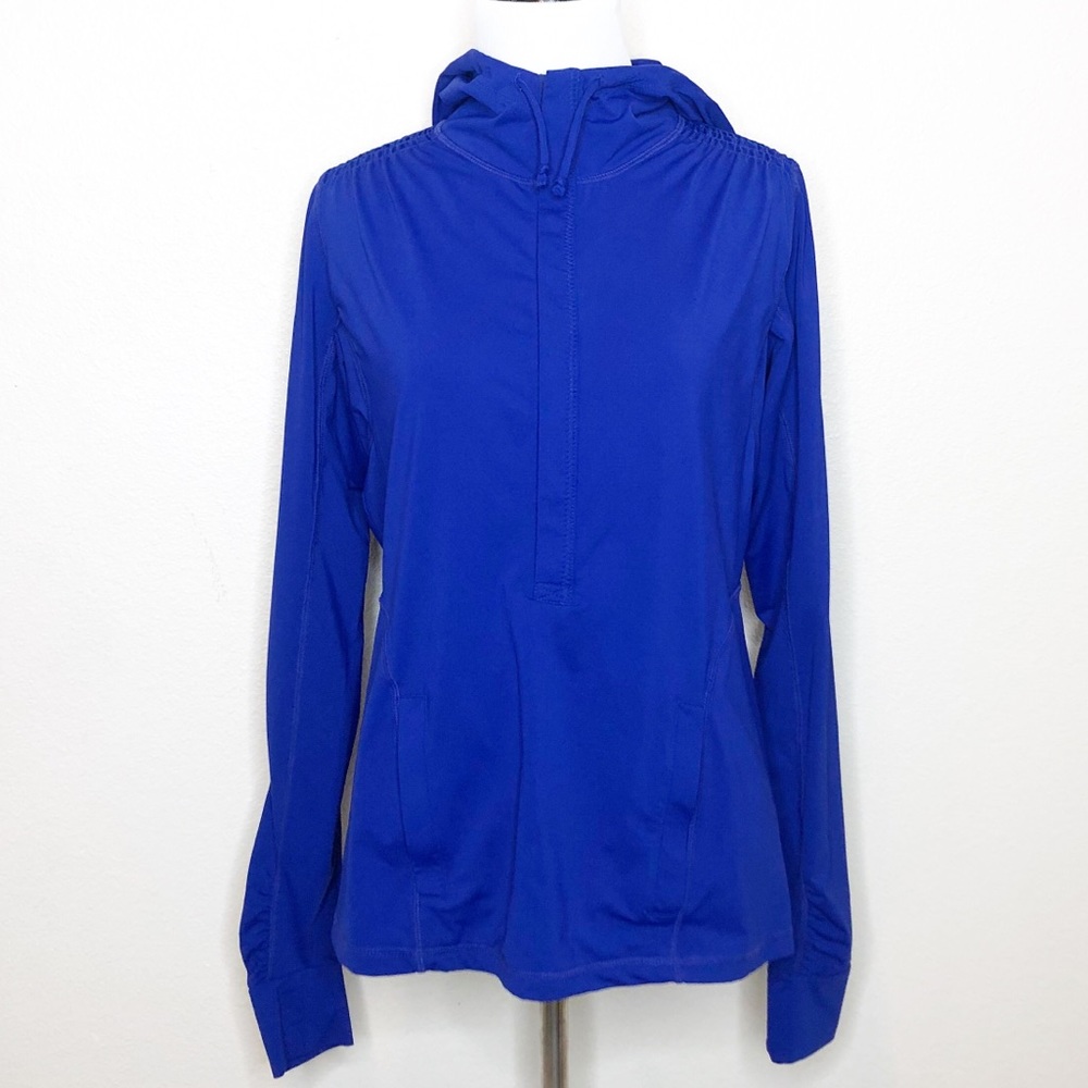 NEW Athleta Blue Solana Sun Hoodie
